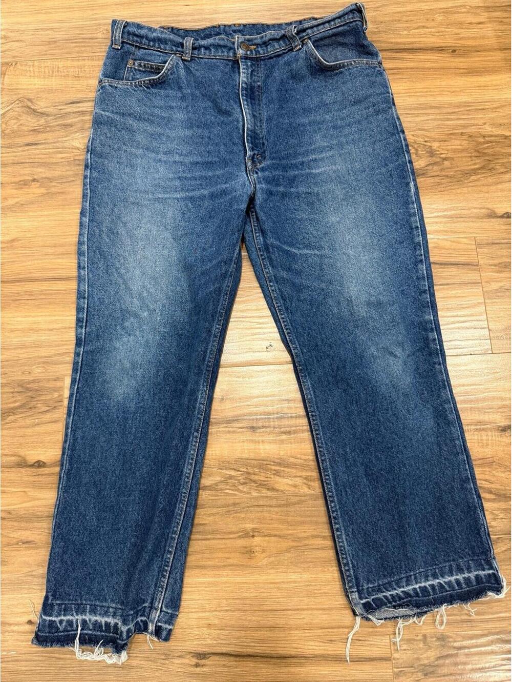 Vintage Levi’s Orange Tab Jeans Men 36x26 Raw Hem Cropped Y2K Canada